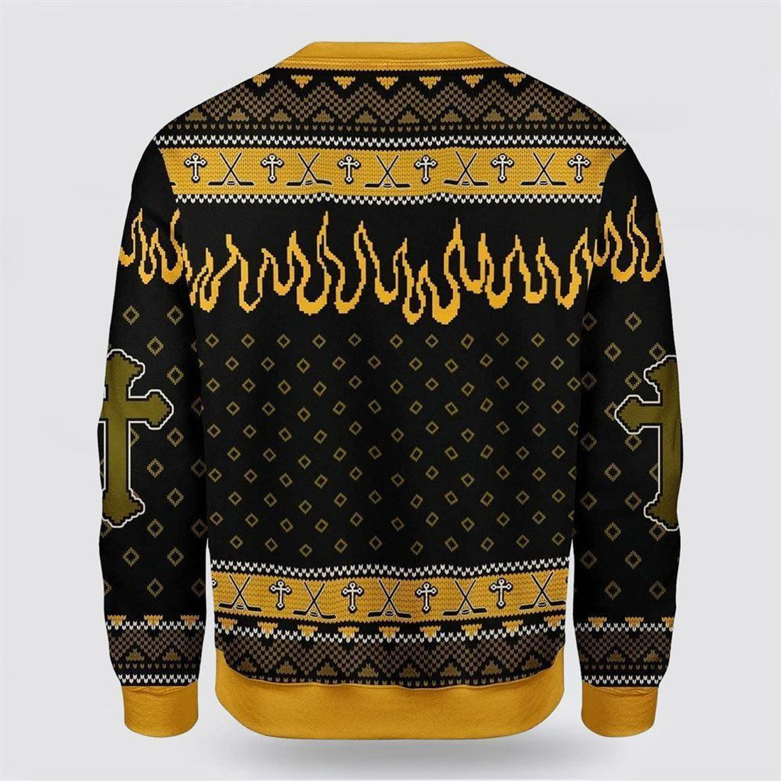 FUNSTUFFPRINT Funny Jesus Saves Ugly Christmas Sweater – Christmas Gifts For Christian Ugly  Sweater