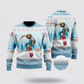 FUNSTUFFPRINT Funny Jesus Skateboarding Christmas Ugly Christmas Sweater For Men & Women Adult – Gifts For Christians Ugly  Sweater