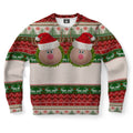 FUNSTUFFPRINT Funny Naughty Reindeer Ugly Christmas Sweater, Christmas Sweater, Ugly Sweater, Funny Xmas Sweaters Ugly Sweater