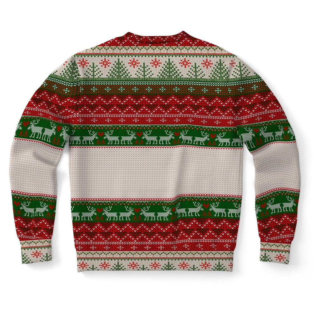 FUNSTUFFPRINT Funny Naughty Reindeer Ugly Christmas Sweater, Christmas Sweater, Ugly Sweater, Funny Xmas Sweaters Ugly Sweater