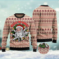 FUNSTUFFPRINT Funny Santa Claus Release The Kringle Ugly Christmas Sweater, Christmas Sweater, Ugly Sweater, Funny Xmas Sweaters Ugly Sweater