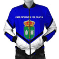 FUNSTUFFPRINT Galapagos Islands Coat Of Arms Men Bomber Jacket Lucian Style 3D Bomber Jacket