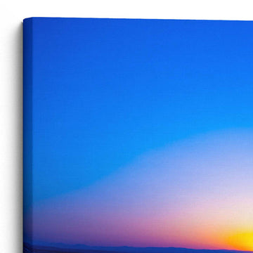 Galilee Dawn Morning Breaks On The Sea Of Galilee Canvas Wall Art - Large Wrapped Canvas Art