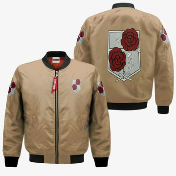 FUNSTUFFPRINT Garrison Regiment Bomber Jacket Custom Attack On Titan Cosplay Costumes 3D Bomber Jacket