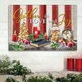 Gather In Love And Joy Christmas Christian Wall Art Canvas Decorations - Religious Posters