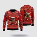 FUNSTUFFPRINT German Shepherd Christmas Ugly Christmas Sweater For Men And Women, Gift For Christmas, Best Winter Christmas Outfit Ugly Sweater