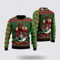FUNSTUFFPRINT German Shepherd Ornament Ugly Christmas Sweater For Men And Women, Gift For Christmas, Best Winter Christmas Outfit Ugly Sweater