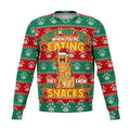 FUNSTUFFPRINT German Shepherd They Know When You Have Snacks Christmas Ugly Sweater, Christmas Sweater, Ugly Sweater, Funny Xmas Sweaters Ugly Sweater