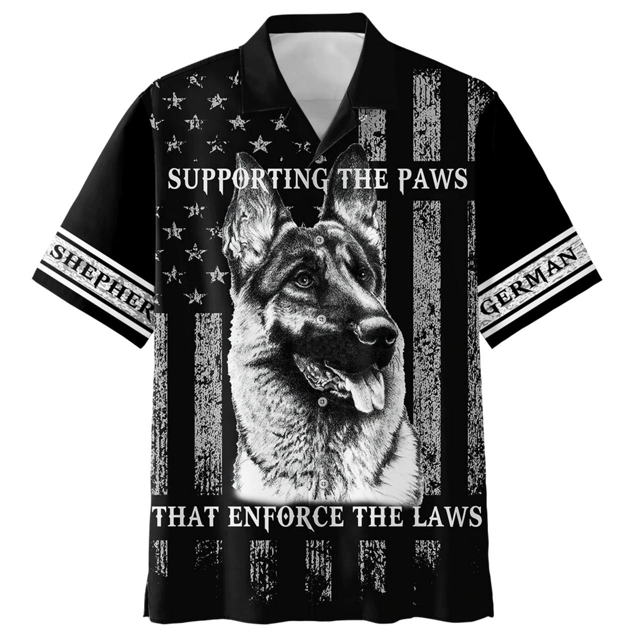 German shepherd american black hawaiian shirt, Summer Gift for Dog lovers