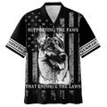 German shepherd american black hawaiian shirt, Summer Gift for Dog lovers
