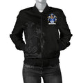 FUNSTUFFPRINT Gessner Germany Men's Bomber Jacket - German Family Crest Bomber Jacket
