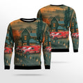 FUNSTUFFPRINT Get Festive With Jacksonville Fire Rescue Ugly Christmas Sweater – Christmas Gifts For Firefighters Ugly  Sweater