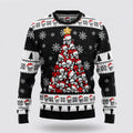 FUNSTUFFPRINT Get Festive With the Skull Pine Tree Ugly Christmas Sweater – Christmas Gifts For Frends Ugly  Sweater