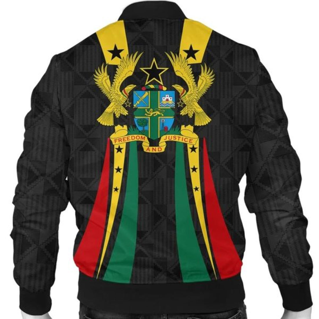 FUNSTUFFPRINT Ghana Lifestyle3D Bomber Jacket