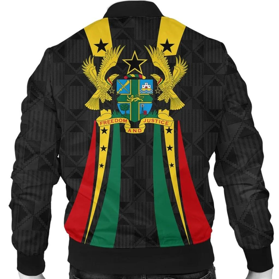 FUNSTUFFPRINT Ghana Lifestyle3D Bomber Jacket