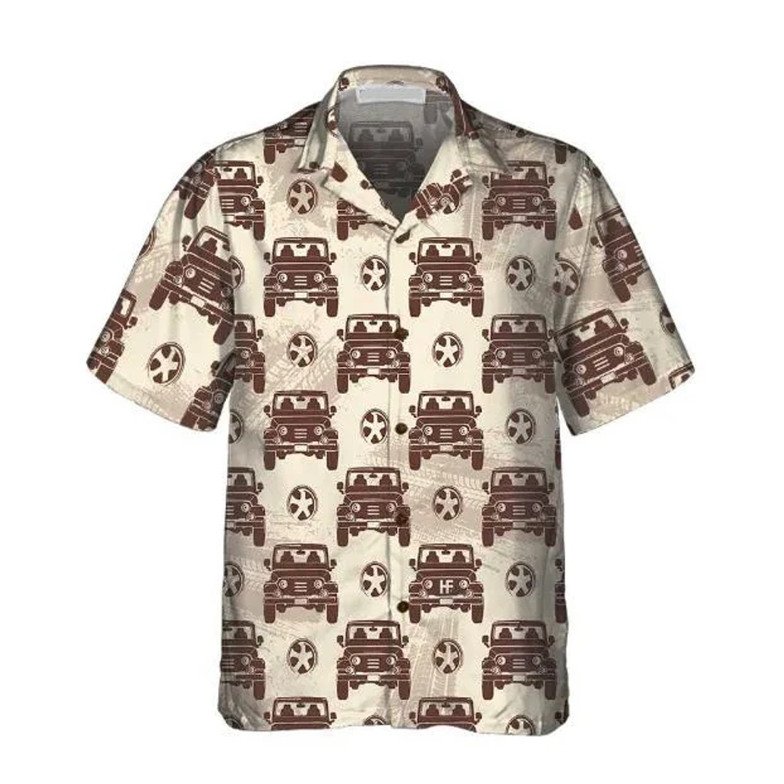 Gift For Cars Lovers Retro Jee Seamless Pattern Hawaiian Shirt
