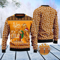 FUNSTUFFPRINT Giraffe Baby It'S Cold Outside Ugly Christmas Sweater, Christmas Sweater, Ugly Sweater, Funny Xmas Sweaters Ugly Sweater