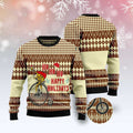 FUNSTUFFPRINT Giraffe Happy Holidays Ugly Christmas Sweater, Christmas Sweater, Ugly Sweater, Funny Xmas Sweaters Ugly Sweater