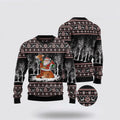 FUNSTUFFPRINT Giraffe Santa Claus Ugly Christmas Sweater For Men And Women, Best Gift For Christmas, The Beautiful Winter Christmas Outfit Ugly Sweater