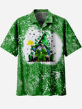 Lucky Clover & Skull Creative St. Patrick's day hawaiian shirt