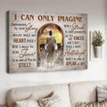 God Decor, I Can Only I Magine Surrounded By Glory What Will My Heart Feel Will I Dance For Your Jesus Poster and Canvas
