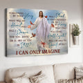 God Poster, Cardinal Bird, I Can Only Imagine Surrounded By Your Glory What Will My Heart Feel Will I Dance For You Jesus Poster and Canvas
