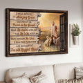 God Poster, I Still Believe In Amazing Grace That There Is Power In The Blood That He Walks With Me And He Talks With Me Poster and Canvas