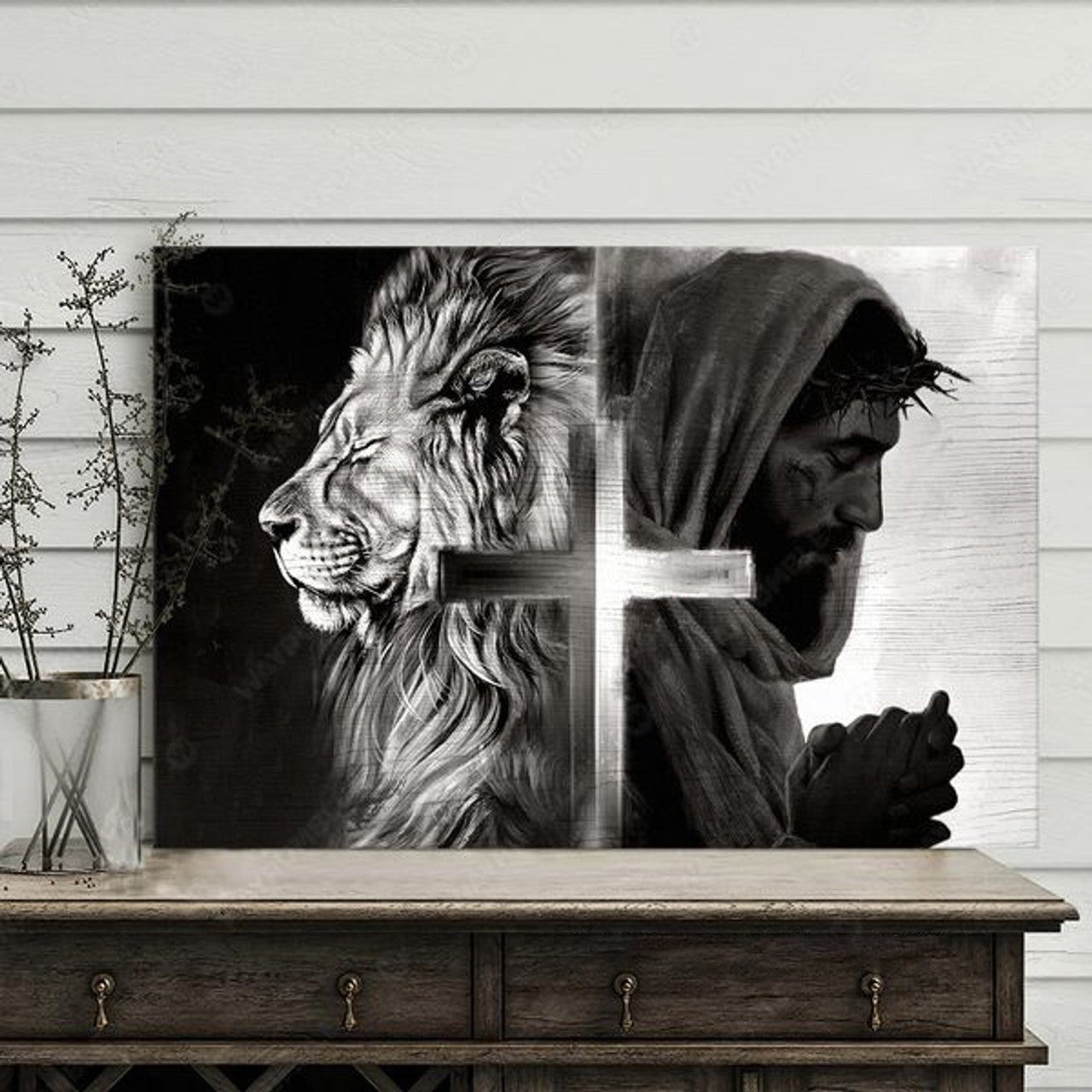 God Poster, Lion King, Poster Decor, Jesus Christ Poster and Canvas