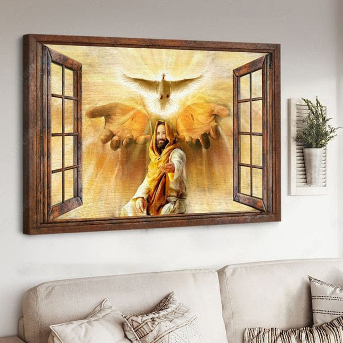 God Poster, Window Decor, Wall Art Decor Poster and Canvas