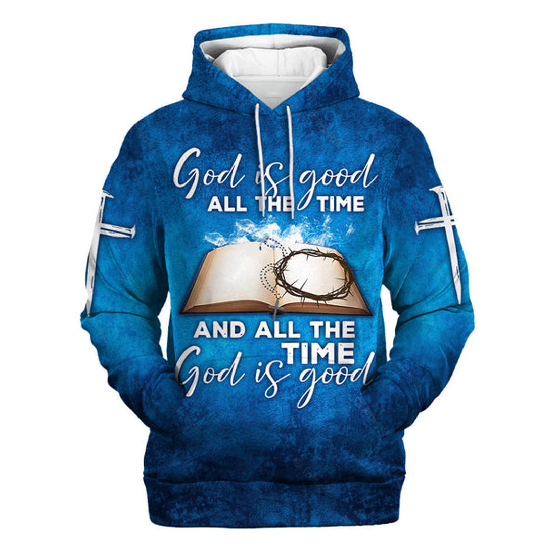 FUNSTUFFPRINT God Is Good All The Time And All The Time God is Good Hoodies Men & Women Christian 3D Hoodie and Zip Hoodie