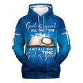 FUNSTUFFPRINT God Is Good All The Time And All The Time God is Good Hoodies Men & Women Christian 3D Hoodie and Zip Hoodie