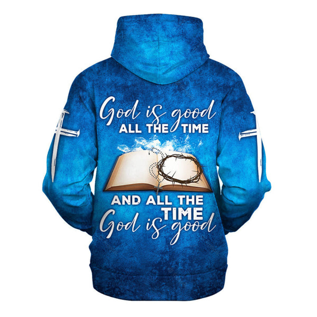 FUNSTUFFPRINT God Is Good All The Time And All The Time God is Good Hoodies Men & Women Christian 3D Hoodie and Zip Hoodie