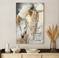 God Is Good All The Time Jesus And Horse Canvas Posters - Christian Wall Posters - Religious Wall Decor