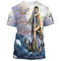 FUNSTUFFPRINT God Is Good All The Time Jesus Heal People Christian 3D T-shirt