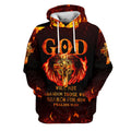 FUNSTUFFPRINT 3D God Will Not Abandon Those Who Search For Him 3D Hoodie and Zip Hoodie