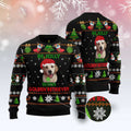 FUNSTUFFPRINT Golden Retriever Be Jolly Ugly Christmas Sweater, Christmas Sweater, Ugly Sweater, Funny Xmas Sweaters Ugly Sweater