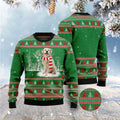 FUNSTUFFPRINT Golden Retriever Winter Ugly Christmas Sweater, Christmas Sweater, Ugly Sweater, Funny Xmas Sweaters Ugly Sweater