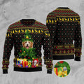 FUNSTUFFPRINT Goldendoodle Pine Ugly Christmas Sweater, Christmas Sweater, Ugly Sweater, Funny Xmas Sweaters Ugly Sweater