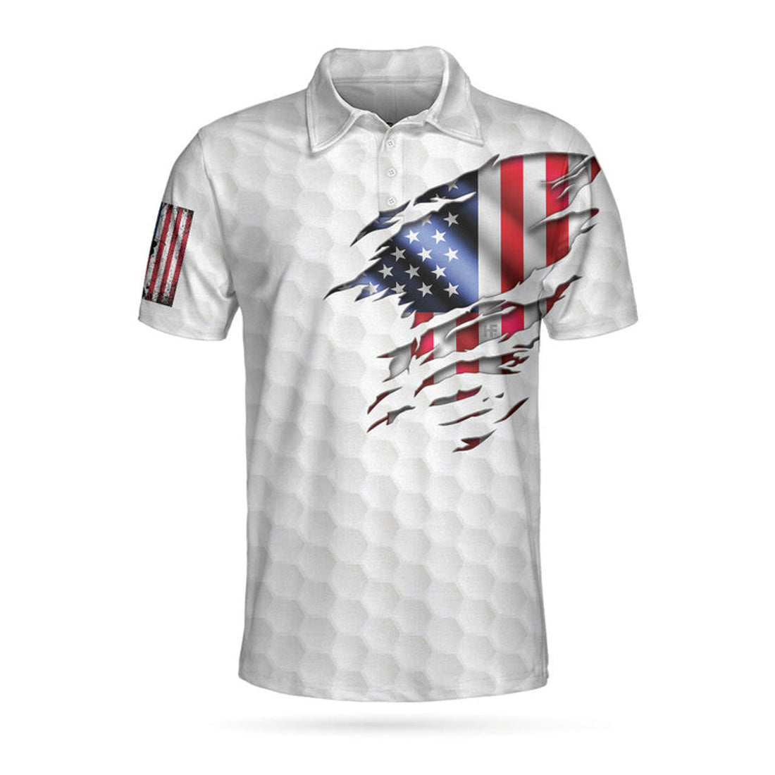 Golf Solves Most Of My Problems Polo Shirt, American Flag Polo Shirt, Golf Shirt For Music Lovers
