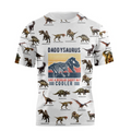 FUNSTUFFPRINT Daddysaurus 3D All Over Printed Shirts Daddy Saurus Sublimation Shirt For Dad Father'S Day 3D Shirts 3D T-shirt