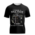 FUNSTUFFPRINT I Took A Dna Test And God Is My Father 3D All Over Printed Shirts 3D T-shirt