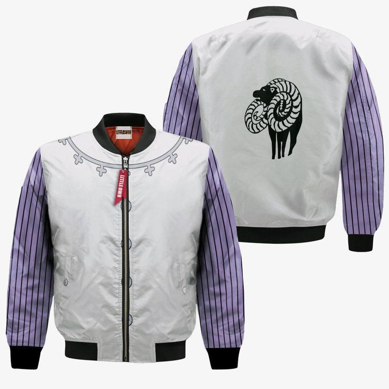 FUNSTUFFPRINT Gowther Bomber Jacket Custom The Seven Deadly Sins Cosplay Costumes 3D Bomber Jacket