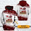 FUNSTUFFPRINT 3D Grandma Snowman Christmas 1 All Over 3D Hoodie and Zip Hoodie