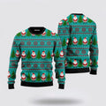 FUNSTUFFPRINT Green Santa Claus Merry Christmas Ugly Christmas Sweater – Christmas Gifts For Frends Ugly  Sweater