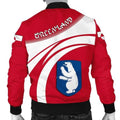 FUNSTUFFPRINT Greenland Coat Of Arms Men Bomber Jacket Cricket W Bomber Jacket