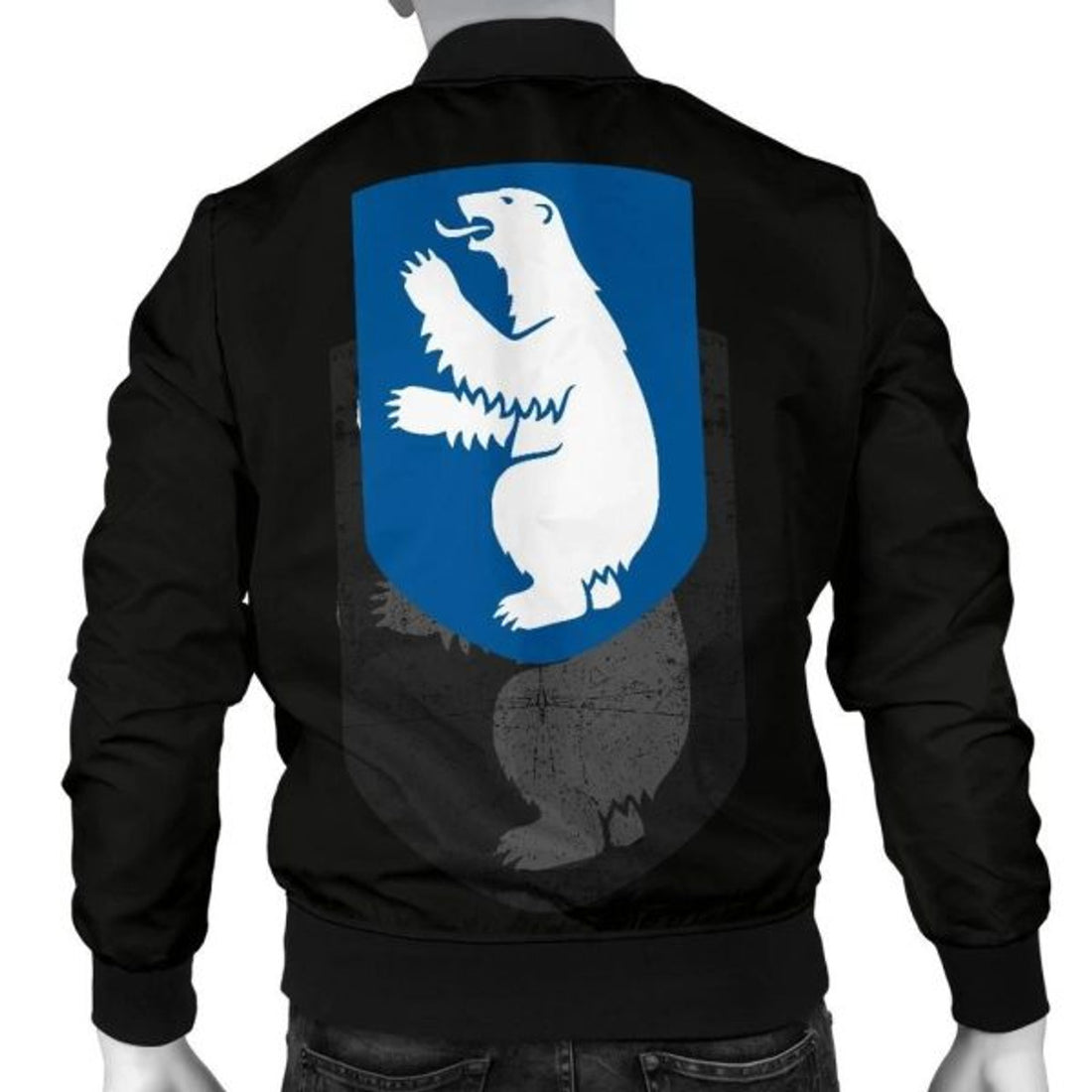 FUNSTUFFPRINT Greenland Men's 3D Bomber Jacket