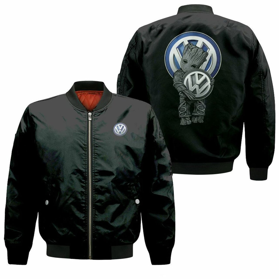 FUNSTUFFPRINT Groot Love Volkswagen Gift For Fan 3D Bomber Jacket