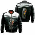 FUNSTUFFPRINT Groot Loves Johnnie Walker 3D Bomber Jacket