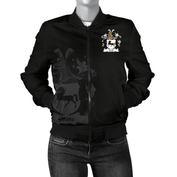 FUNSTUFFPRINT Grote Germany Men's Bomber Jacket - German Family Crest 3D Bomber Jacket