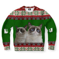 FUNSTUFFPRINT Grumpy Cat Ugly Christmas Sweater, Christmas Sweater, Ugly Sweater, Funny Xmas Sweaters Ugly Sweater